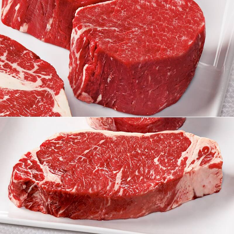 USDA Prime Filet & Kansas City Strip : Kansas City Steaks