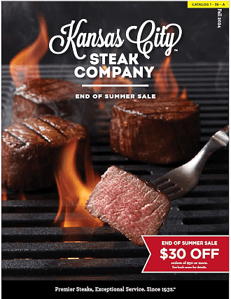 Kansas City Steaks, Catalog Request