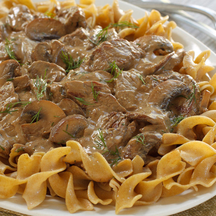 Beef Stroganoff Recipe : Beef Recipes | Kansas City Steaks